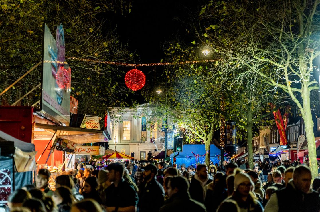 Christmas Cracker event attracts crowds to the City Centre St Albans